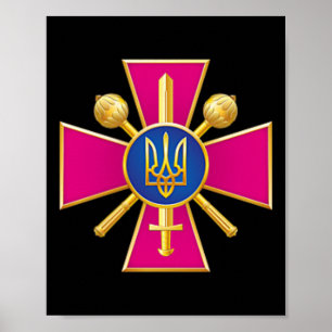 Verteidigungsministerium der Ukraine Kiew Militäri Poster