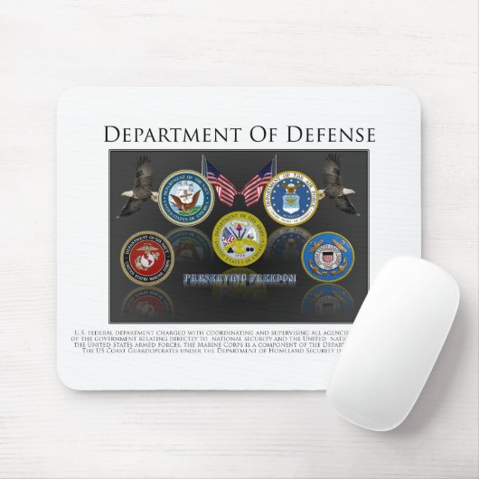 Verteidigungsministerium Mousepad (Mit Mouse)