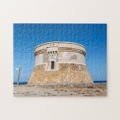 Verteidigungsturm von Fornells auf Menorca - Spani Puzzle (Horizontal)