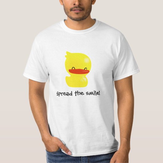 Verteile das Lächeln! Ducky T - Shirt (Vorderseite)