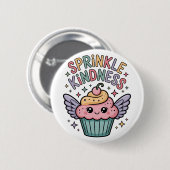 Verteile Freundlichkeit | Cupcake Button (Vorne & Hinten)