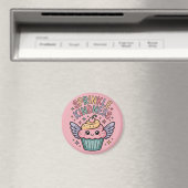 Verteile Freundlichkeit | Cupcake Magnet (In Situ (Geschirrspüler))