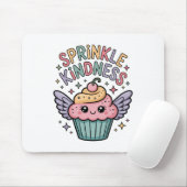 Verteile Freundlichkeit | Cupcake Mousepad (Mit Mouse)