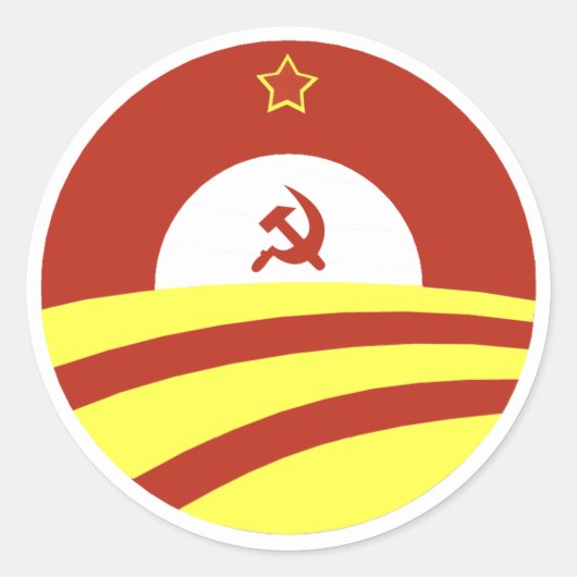 Verteilen des Reichtums Runder Aufkleber (Vorderseite)