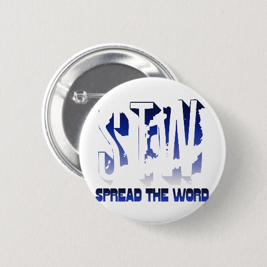 Verteilen des Worts Christlich Button (Vorne & Hinten)