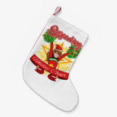Verteilen Holiday Cheer Cheerleader Weihnachten Kleiner Weihnachtsstrumpf (Vorderansicht (hängend))