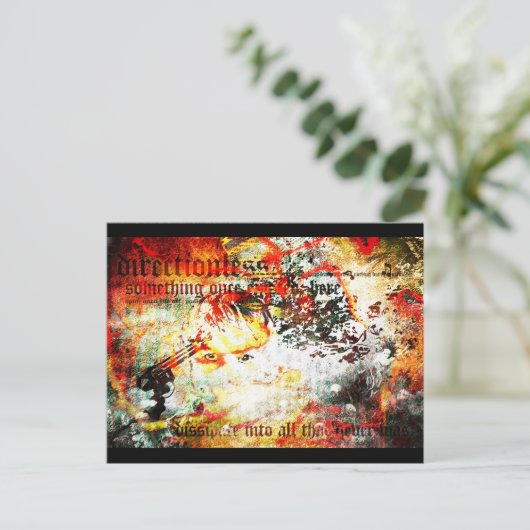 verteilen postkarte (Stehend Vorderseite)