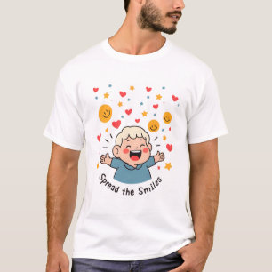 Verteilen Sie das Lächeln - Niedlicher und fröhlic T-Shirt