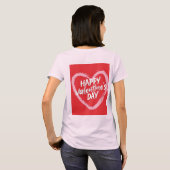 Verteilen Sie die Liebe diesen Valentinstag T-Shirt (Schwarz voll)