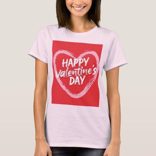 Verteilen Sie die Liebe diesen Valentinstag T-Shirt (Vorderseite)