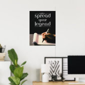 Verteilen Sie Ihre Legende Poster (Heimbüro)