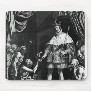 Verteilende Almosen St. Louis, c.1615-20 Mousepad