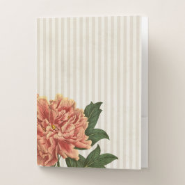 VERTEILTE GRAUSSTREIFEN MIT ROTEN BLUME BEWERBUNGSMAPPE