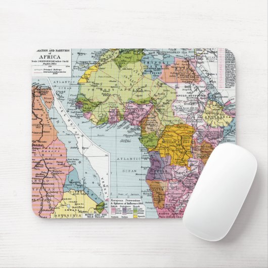 VERTEILTES AFRIKA, 1914 MOUSEPAD (Mit Mouse)