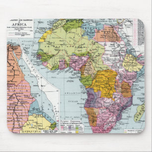 VERTEILTES AFRIKA, 1914 MOUSEPAD
