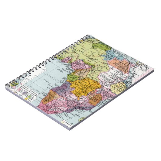 VERTEILTES AFRIKA, 1914 NOTIZBLOCK (Linke Seite)