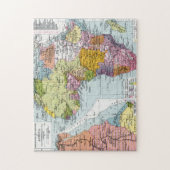 VERTEILTES AFRIKA, 1914 PUZZLE (Vertikal)