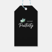 Verteilung der Positivität Geschenkanhänger (Rückseite)