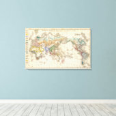 Verteilung primitiv leinwanddruck (Insitu (Holzboden))