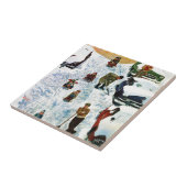 Verteilung und Ausgraben Fliese (Seite)