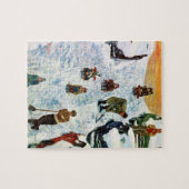 Verteilung und Ausgraben Puzzle (Horizontal)