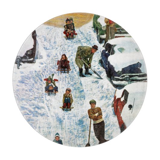 Verteilung und Ausgraben Schneidebrett (Vorderseite)