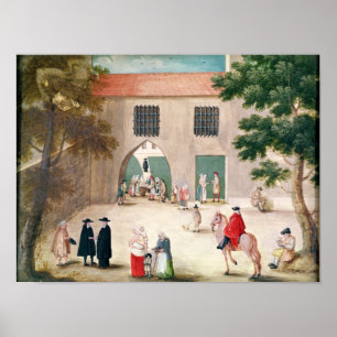 Verteilung von Almen an die Armen Poster