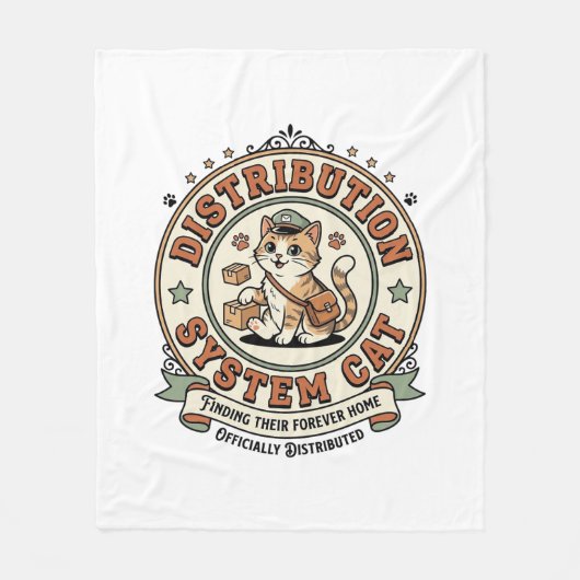 Verteilungssystem Katze Verteilungssystem Katze Vi Fleecedecke (Vorderseite)
