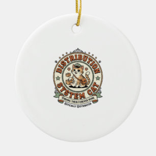Verteilungssystem Katze Verteilungssystem Katze Vi Keramik Ornament