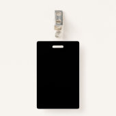 Verticaal, Metalen clip Ausweis (Vorderseite mit Klammer)