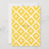 Vertical Abschluss, handgeschriebenes Skript Viele Dankeskarte (Rückseite)