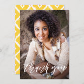 Vertical Abschluss, handgeschriebenes Skript Viele Dankeskarte (Vorne/Hinten)