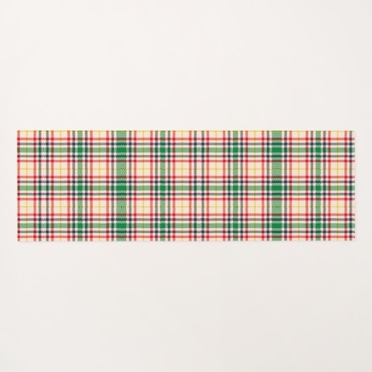 Vertical and horizontal plaid fabric samples  yogamatte (Rückseite (Horizontal))