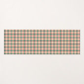 Vertical and horizontal plaid patterns on white  yogamatte (Vorderseite (Horizontal))