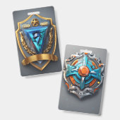 Vertical | Dauerhafter benutzerdefinierter ID-Kart Ausweis (Vorder- & Rückseite)