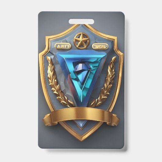 Vertical | Dauerhafter benutzerdefinierter ID-Kart Ausweis (Vorderseite)