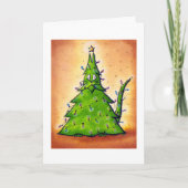 Vertical greeting card feiertagskarte (Vorderseite)