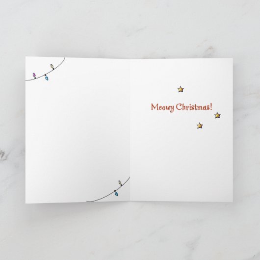 Vertical greeting card feiertagskarte (Innenseite)