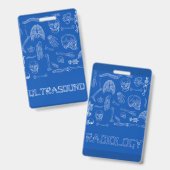 Vertical Medical Badge Buddy Ausweis (Vorder- & Rückseite)