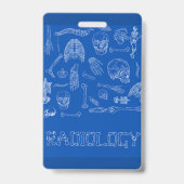 Vertical Medical Badge Buddy Ausweis (Rückseite)