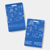 Vertical Medical Badge Buddy  Ausweis (Vorder- & Rückseite)
