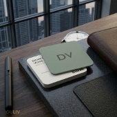 Vertical Minimal Modern QR Code | Professional  Quadratische Visitenkarte