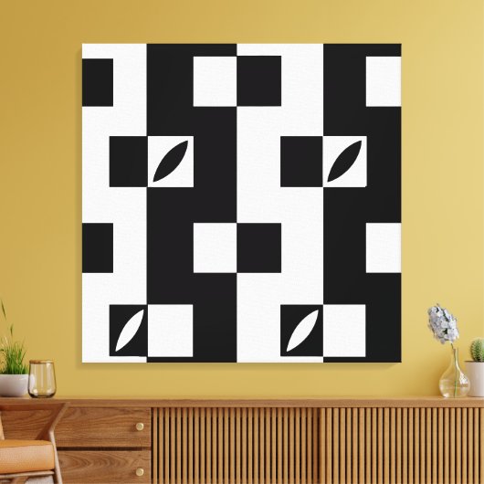 Vertical Modules | Modern Leinwanddruck (Insitu (Wohnzimmer))