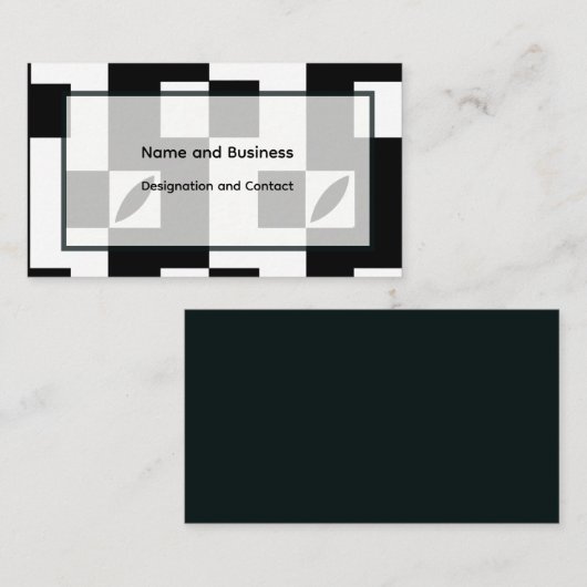 Vertical Modules | Modern Visitenkarte (Vorne/Hinten)