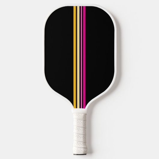 Vertical Multicolored Stripe Pickleball Paddle (Vorderseite)