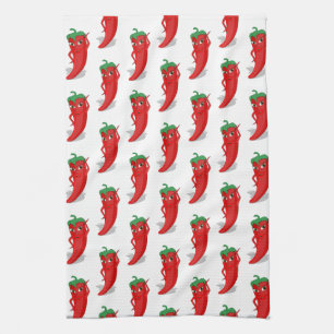 Vertical Muster des Red Pepper Diva Cartoon Geschirrtuch