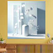 Vertical Orchid Composition Leinwanddruck (Insitu (Wohnzimmer))