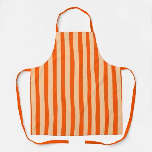 Vertical Retro Stripes Schürze (Vorderseite)