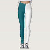 vertical text ANY color volleyball team name Leggings (Vorderseite)