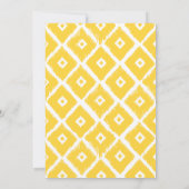 Vertical Wedding mit Handschrift Vielen Dank Dankeskarte (Rückseite)